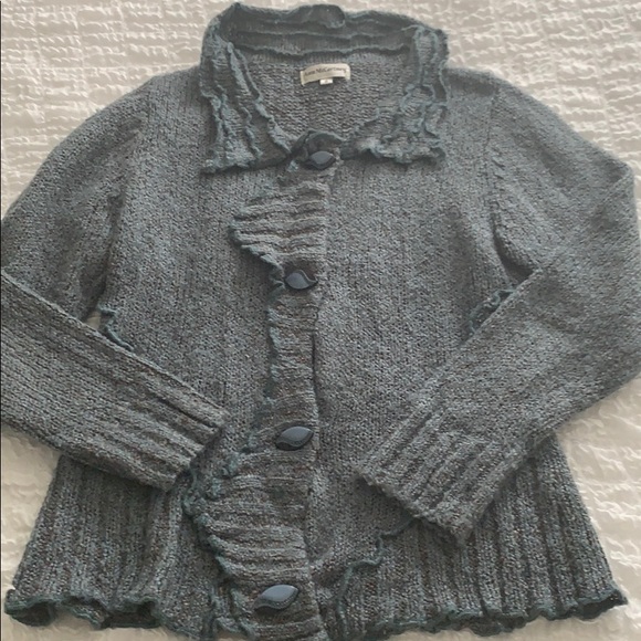 Anne Mcartney cotton sweater💚💙 - Picture 3 of 4